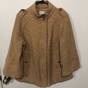 Chico’s 100% Wool Pea Coat Size 2